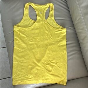 Lululemon Yellow Racerback Tank Top